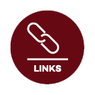 Red circle icon with a link and the word 