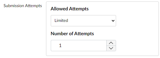 Image of Number of Attempts field
