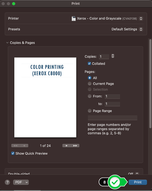 Print window