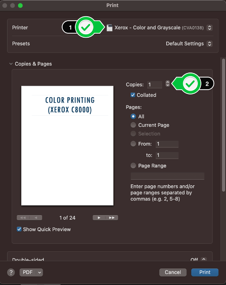 Print window