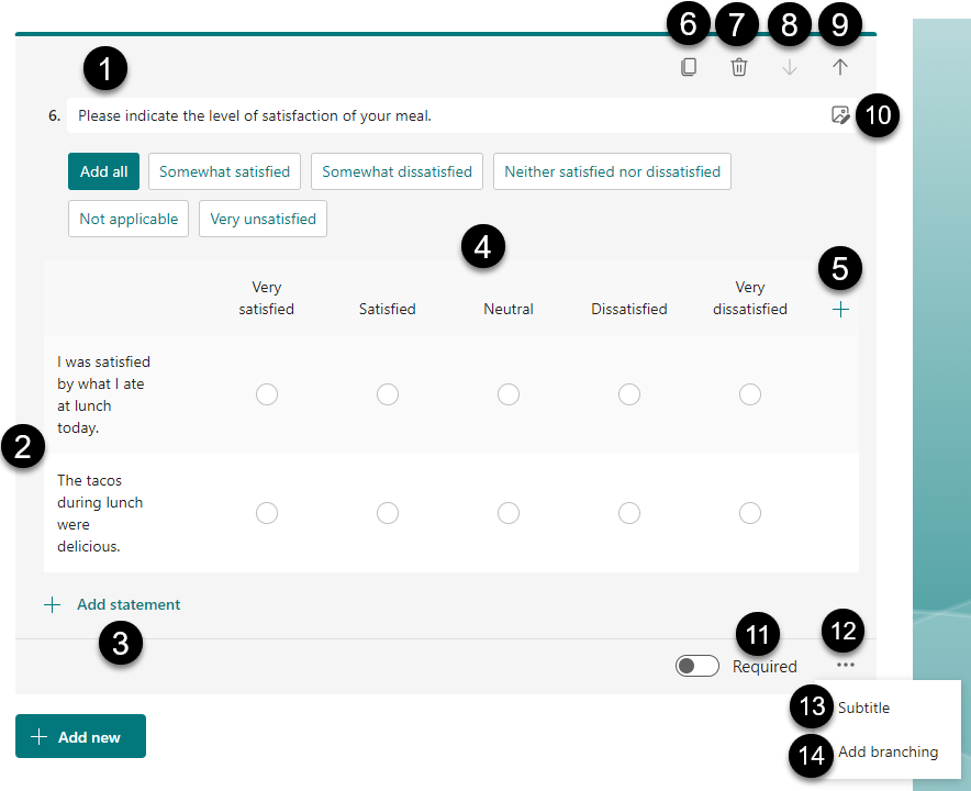 Image of example Likert Question