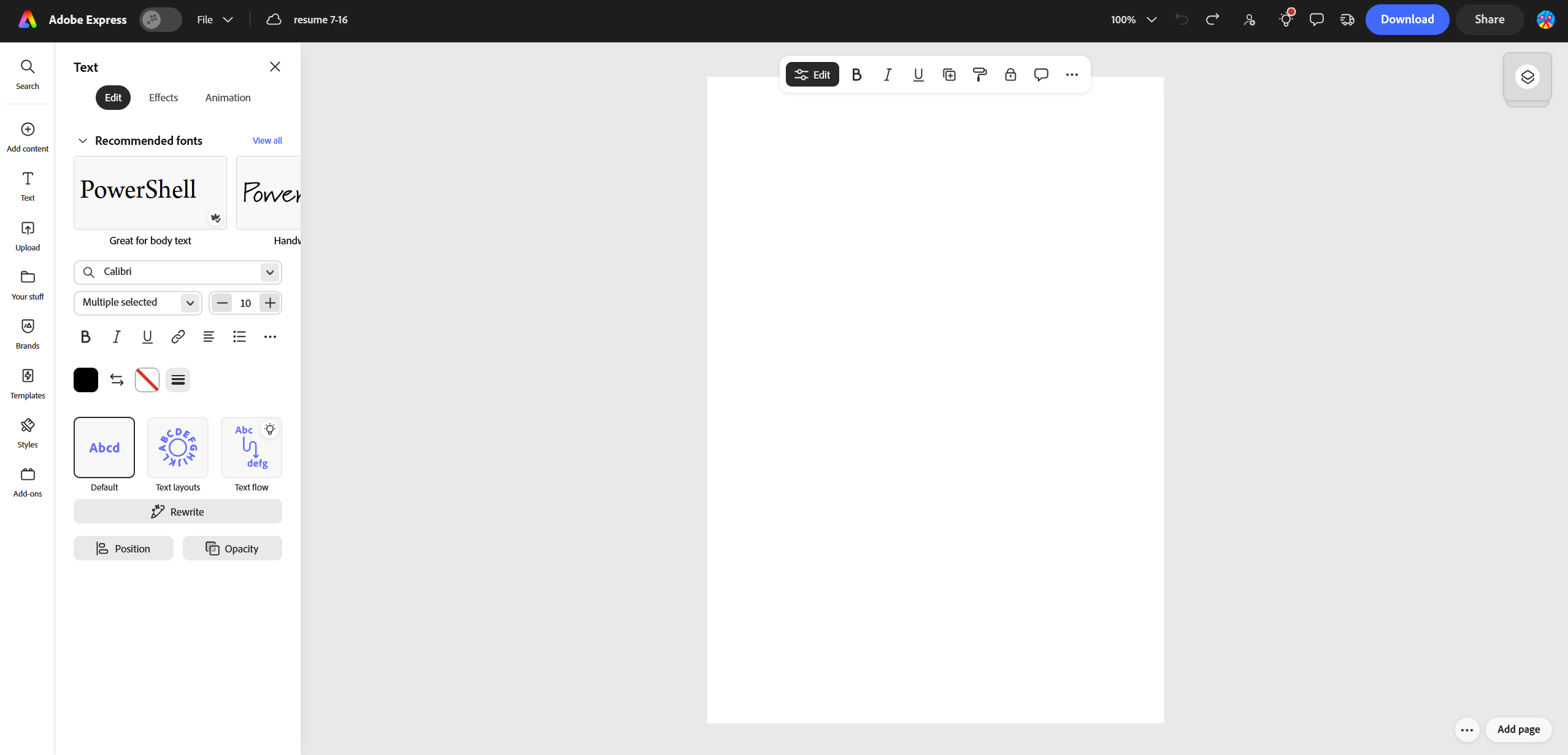 PDF editor