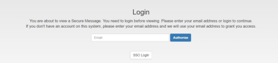 Authorize login with email