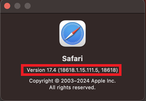 check safari browser version iphone