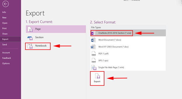 how to delete onenote notebook 2010